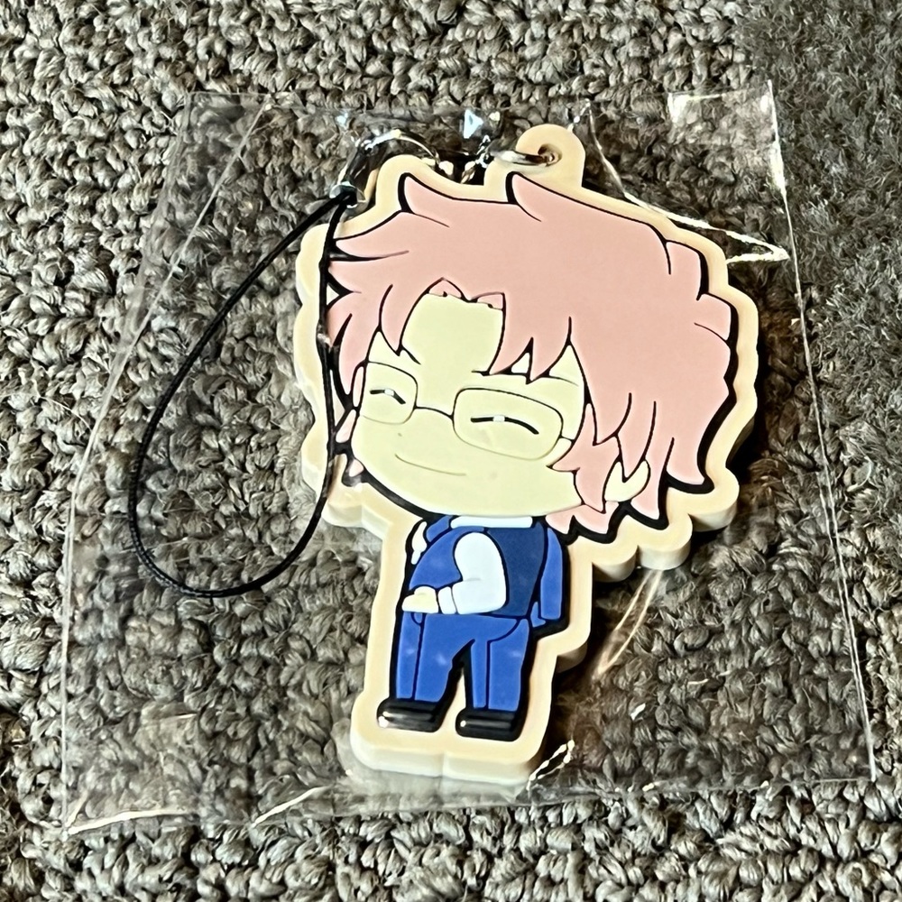 Detective Conan Case Closed Subaru Okiya Rubber Keychain Phone Strap Anime Japan